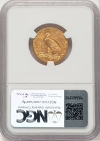 1911-D $5 Indian Half Eagle NGC MS64+