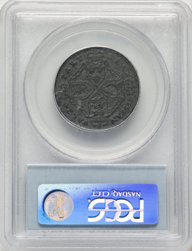 (1688) American Plantations 1/24 Part Real Sideways 4 Colonials PCGS MS60