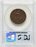 1785 Connecticut Copper African Head BN Colonials PCGS AU53