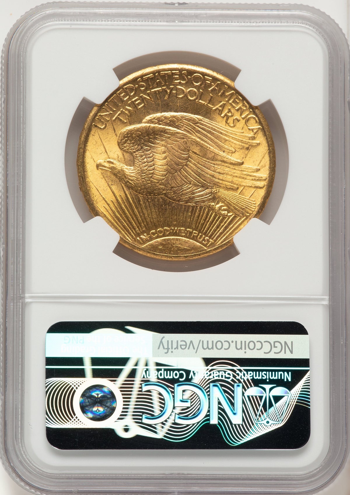1915-S $20 Saint-Gaudens Double Eagle NGC MS63