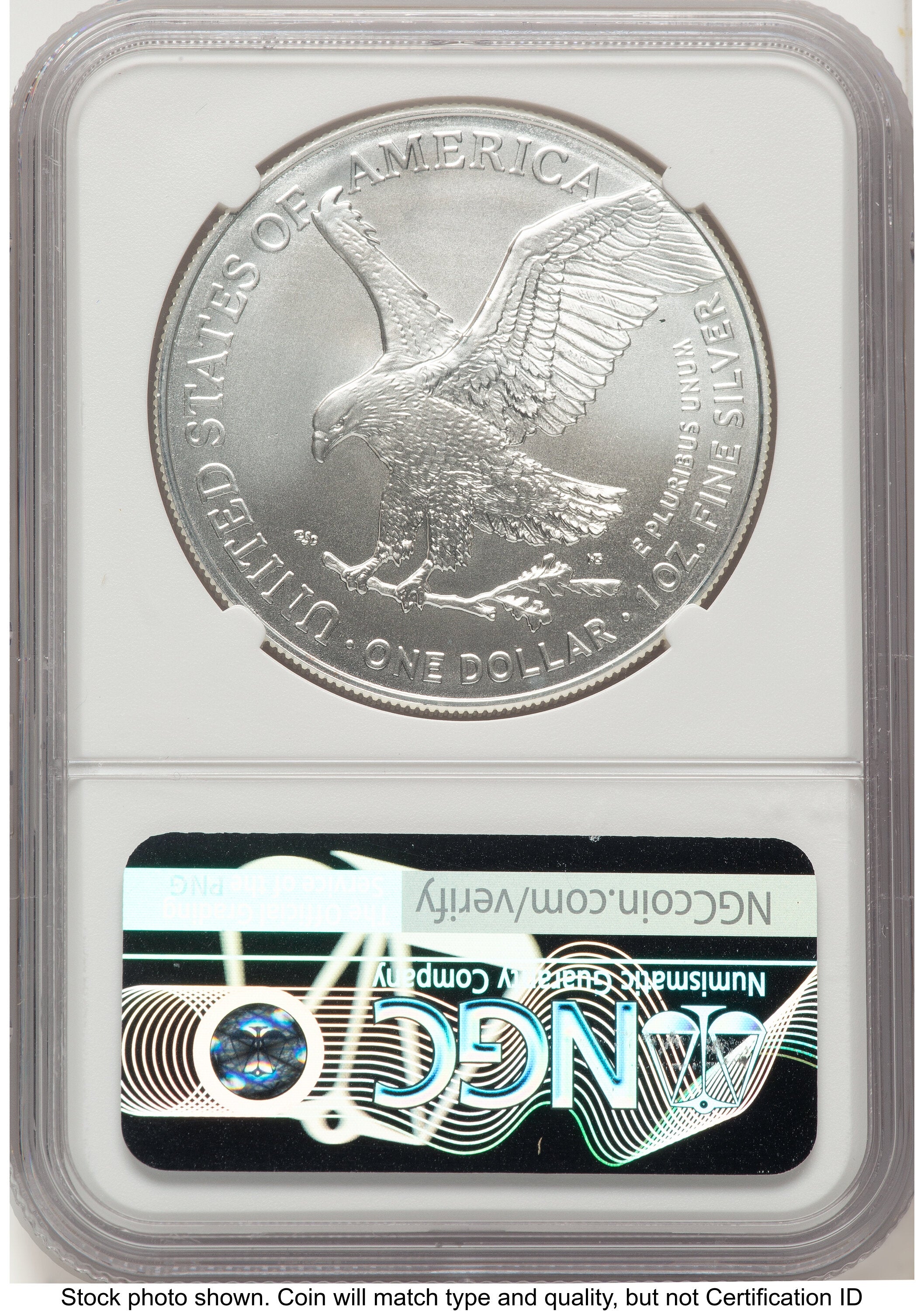 2026 Silver Eagle FDI Michael Gaudioso NGC MS70