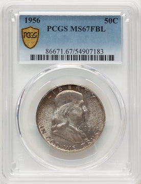 1956 50C FL Franklin Half Dollar PCGS MS67