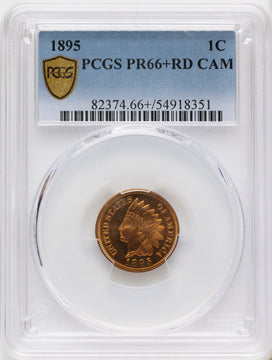 1895 1C CA Proof Indian Cent PCGS PR66+