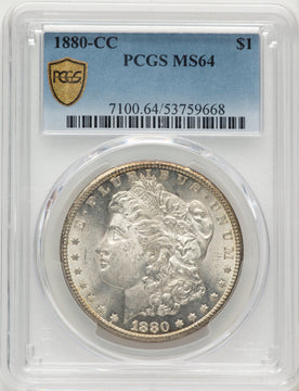 1880-CC Morgan Dollar PCGS MS64