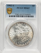 1902-S Morgan Dollar PCGS MS63