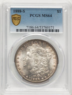 1888-S Morgan Dollar PCGS MS64