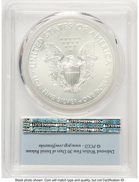 2017 Silver Eagle FS Flag PCGS MS70