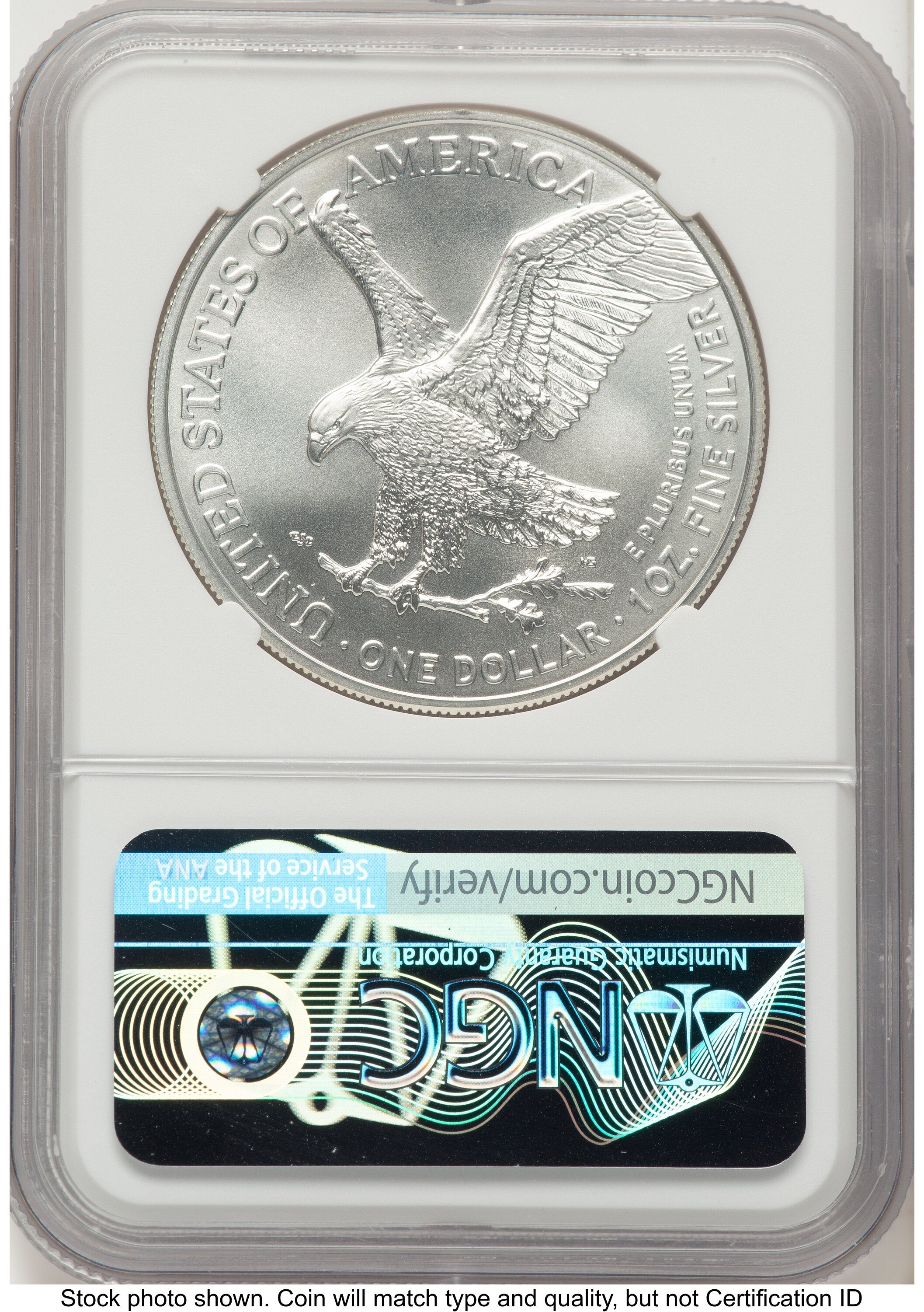 2021 Silver Eagle Type 2 FR Eagle 35th Anniversary Label NGC MS70