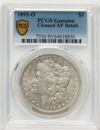 1895-O Genuine Morgan Dollar Genuine PCGS XF40