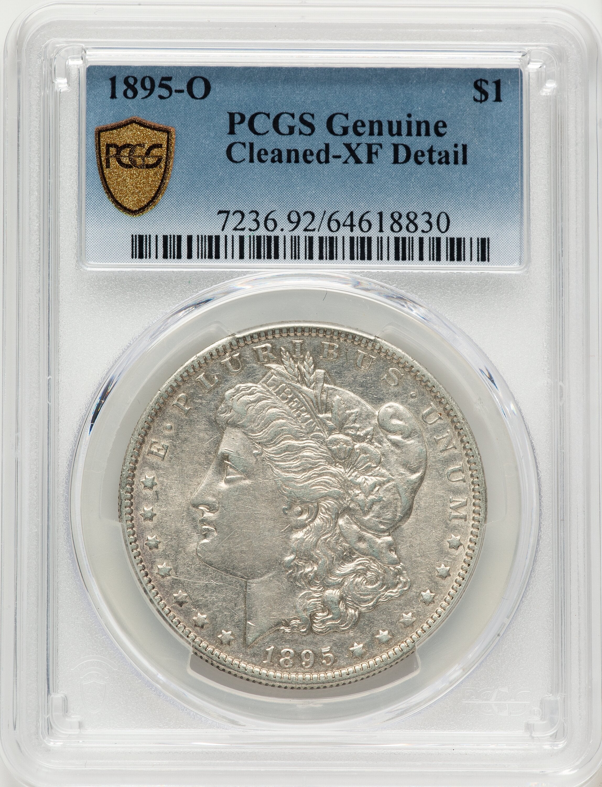 1895-O Genuine Morgan Dollar Genuine PCGS XF40