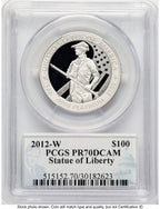 2012-W Proof Platinum Eagle 1 oz Philip Diehl PCGS PR70