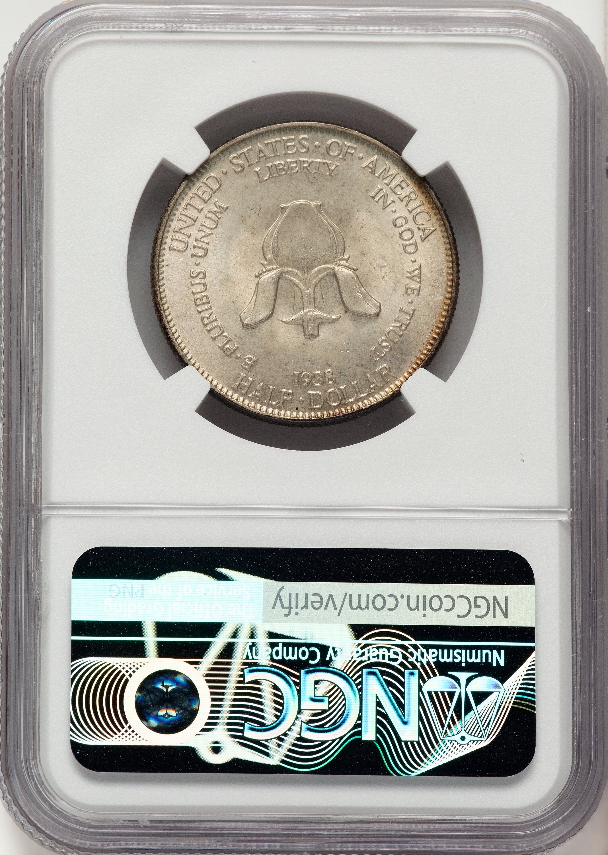 1938 50C New Rochelle Commemorative Silver NGC MS67