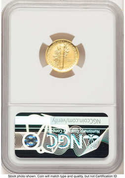 2026 2 Coin Best of the Mint 1916 Mercury Dime Gold 1/10 oz and Silver 1 oz Medal Set FDI Ron Harrigal America 250 NGC MS70