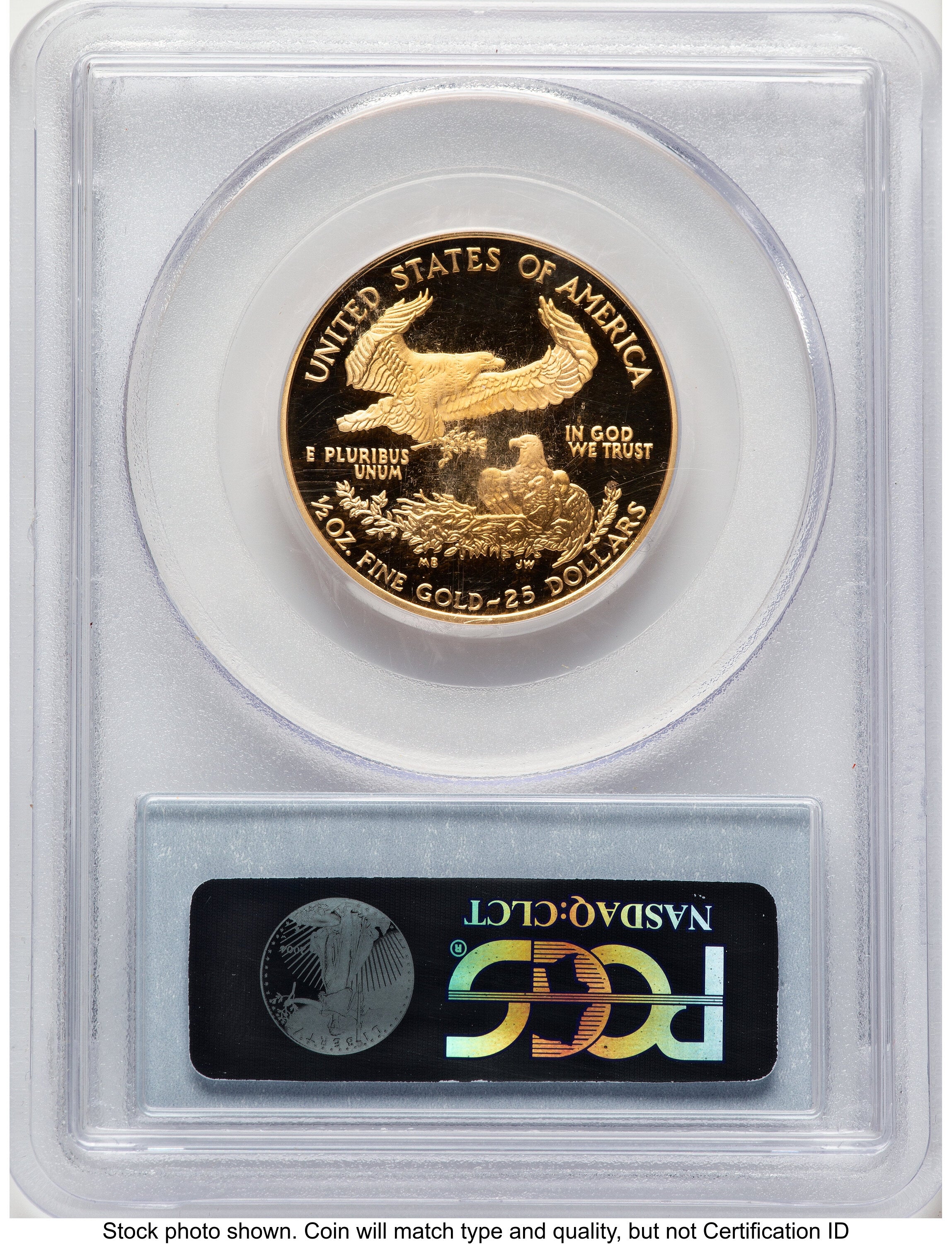 2005-W Proof Gold Eagle 1/2 oz Blue Label PCGS PR70 | LCR Coin