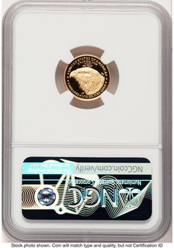 2021-W Type 2 Proof Gold Eagle 1/10 oz FDI Mike Castle NGC PF70