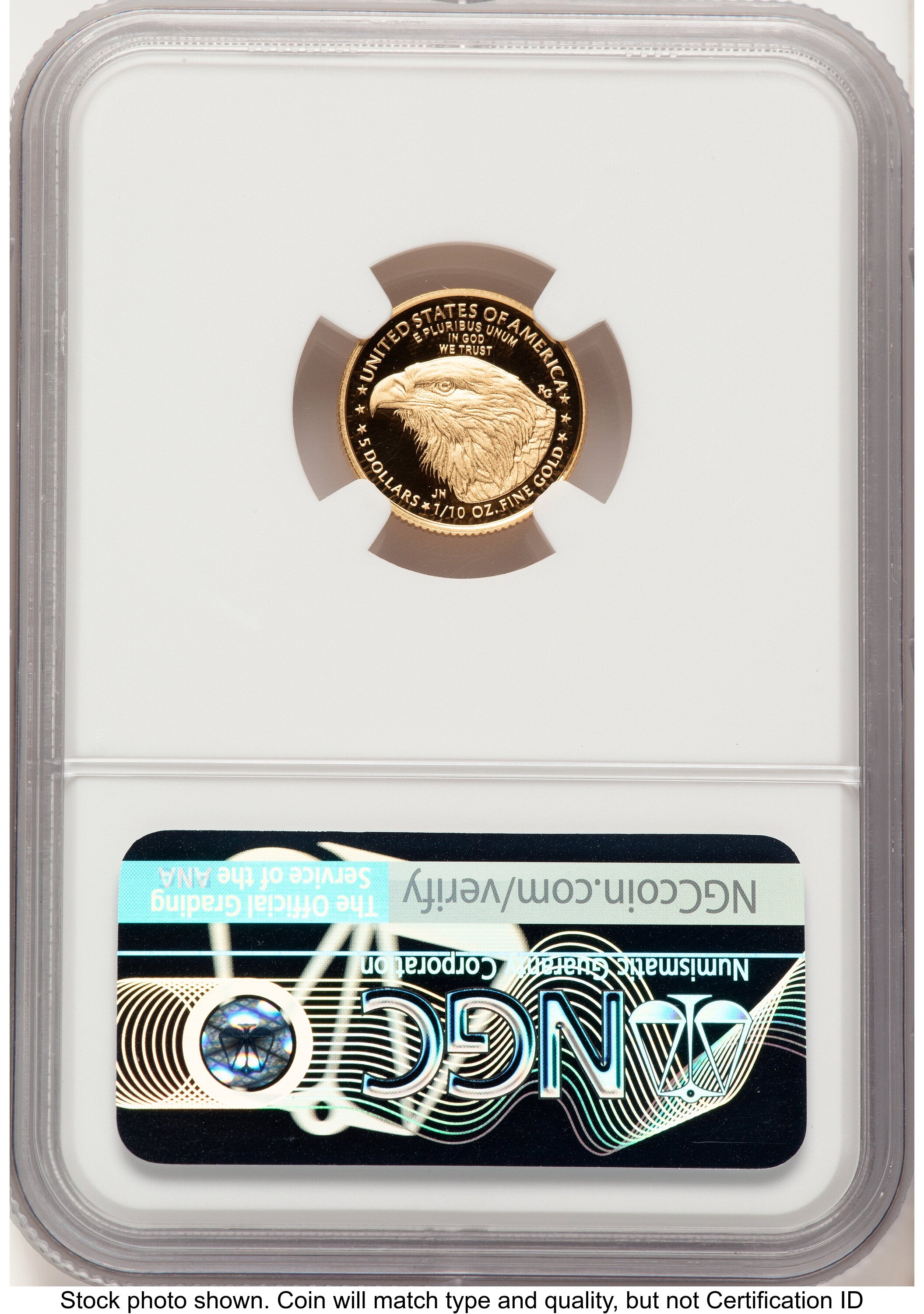 2021-W Type 2 Proof Gold Eagle 1/10 oz FDI Mike Castle NGC PF70