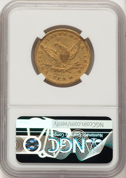 1861 $10 Liberty Eagle NGC AU53