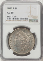 1884-S Morgan Dollar NGC AU55
