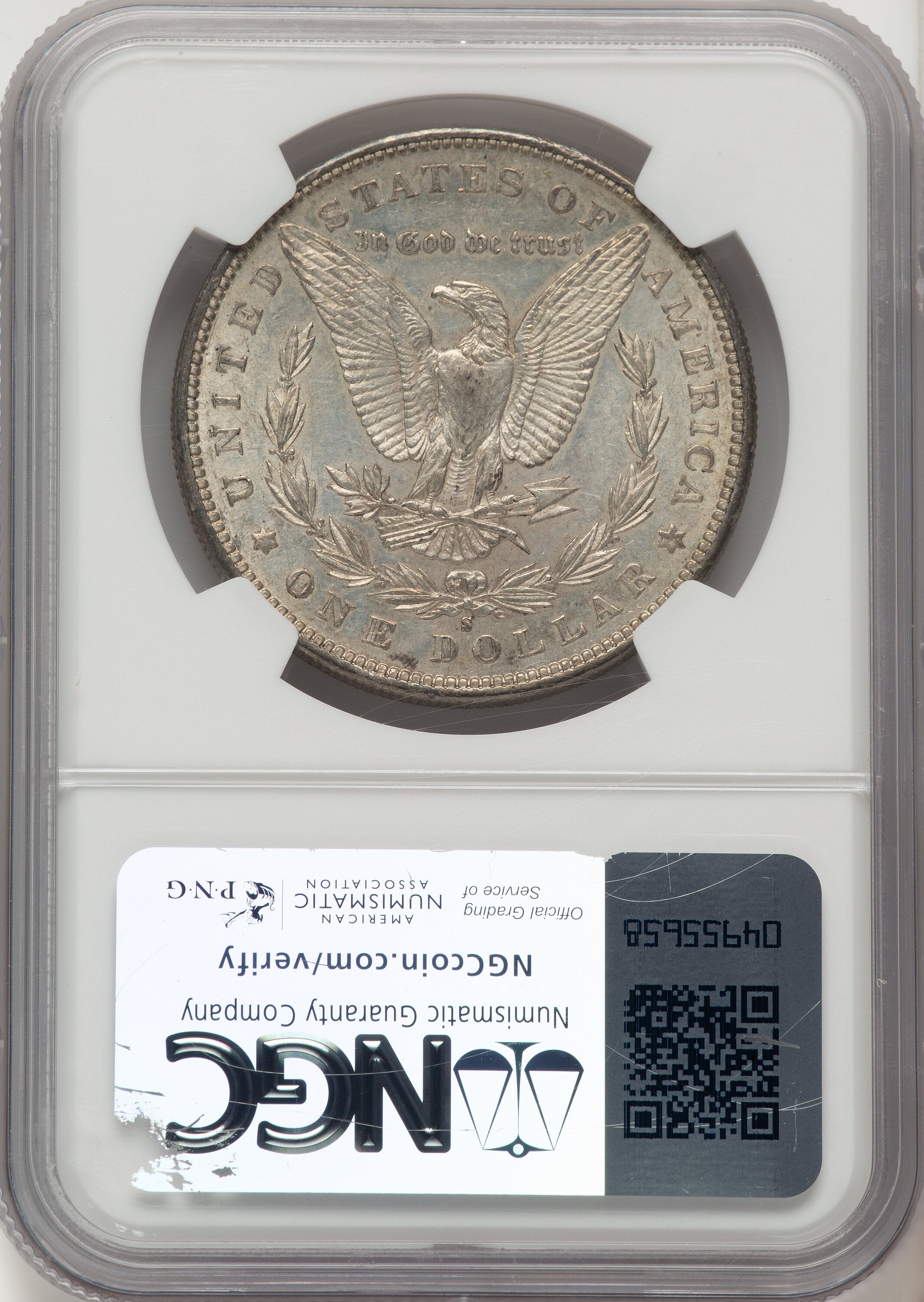 1884-S Morgan Dollar NGC AU55