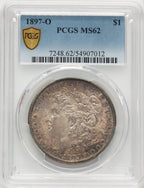 1897-O Morgan Dollar PCGS MS62