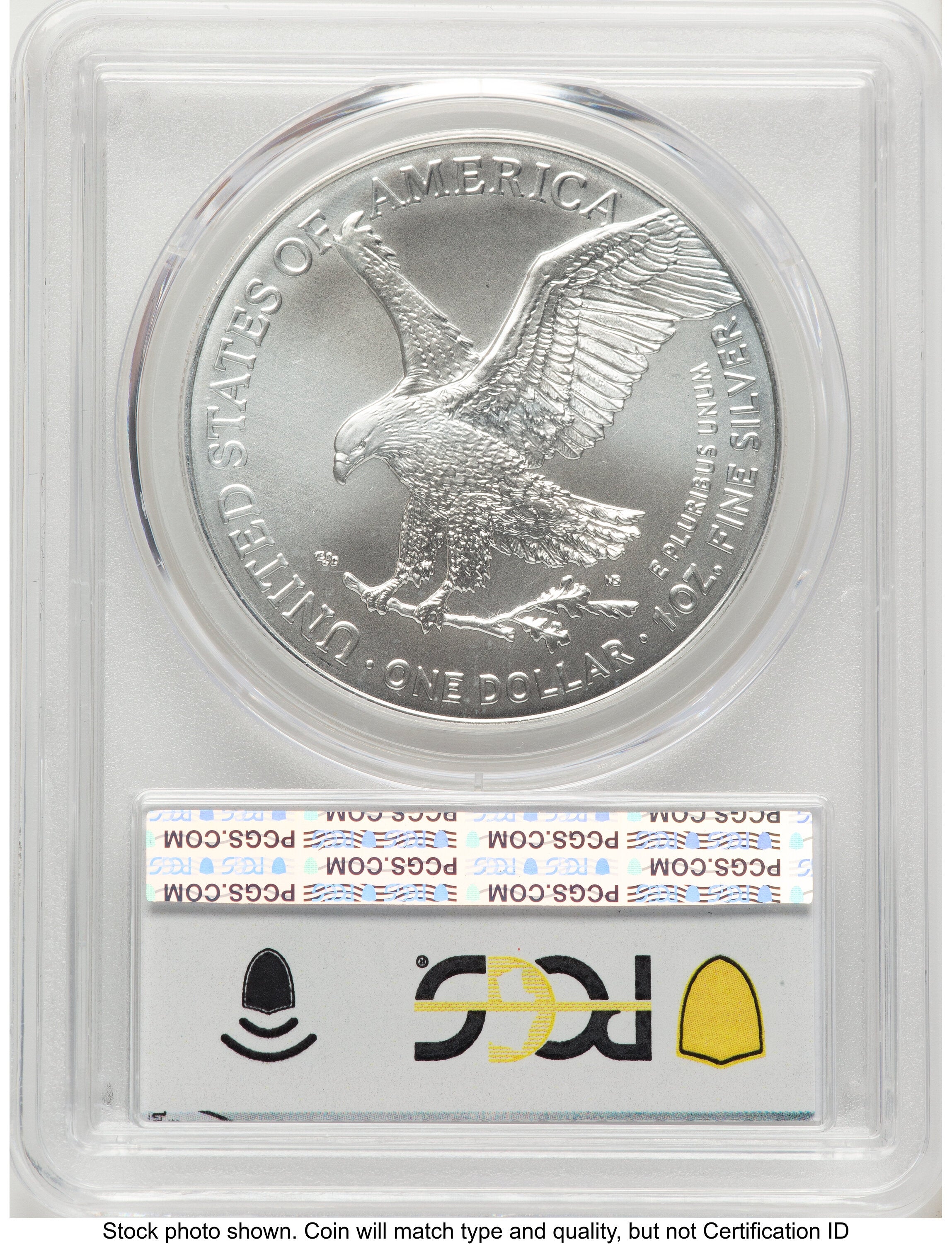 2024-(P) Silver Eagle (Privy Mark) First 50000 Privy Silver Eagle Label PCGS MS70