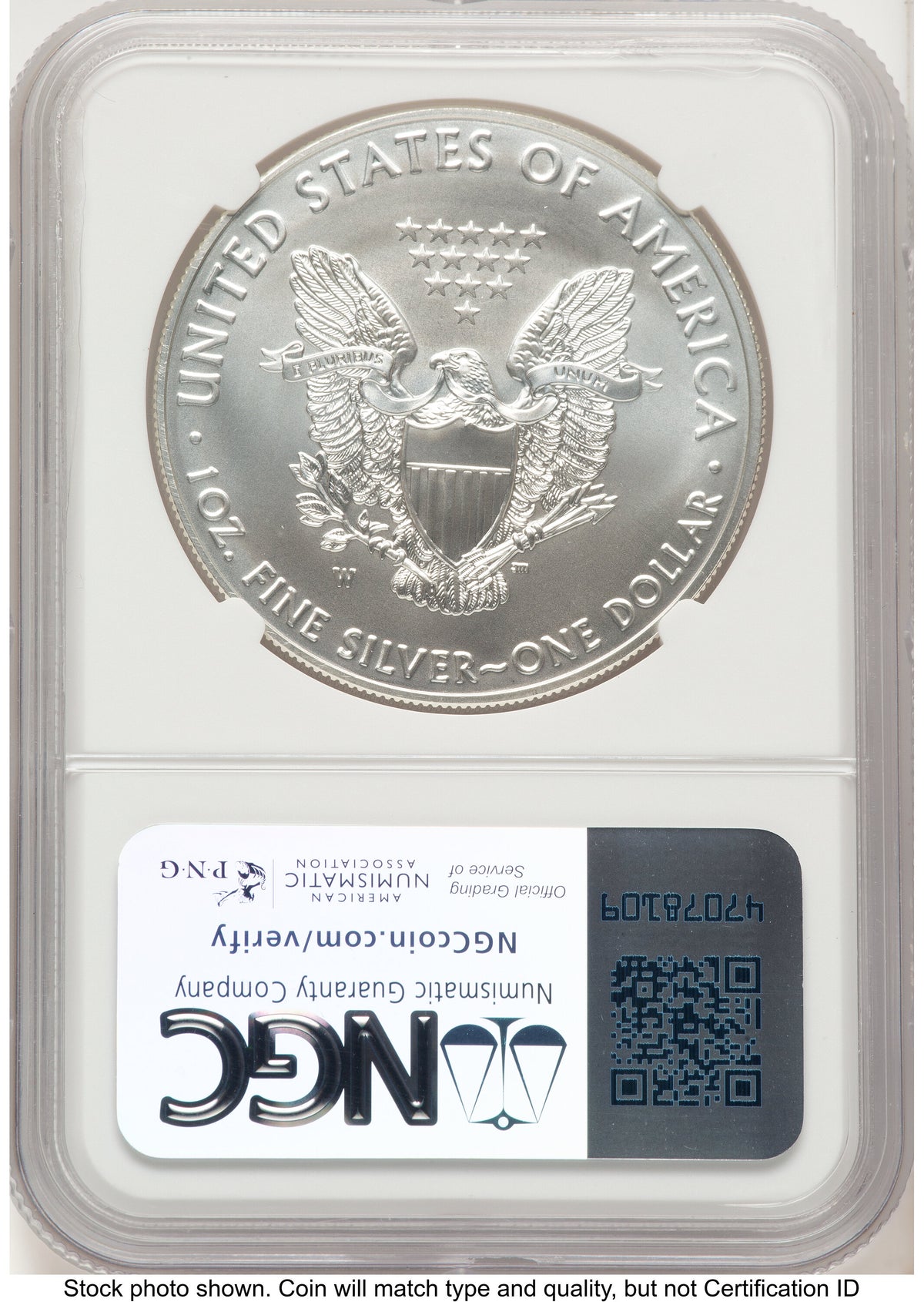 2019-W Burnished Silver Eagle 1 oz John /Michael Gaudioso US Mint Engraver Series NGC MS70 Mercanti