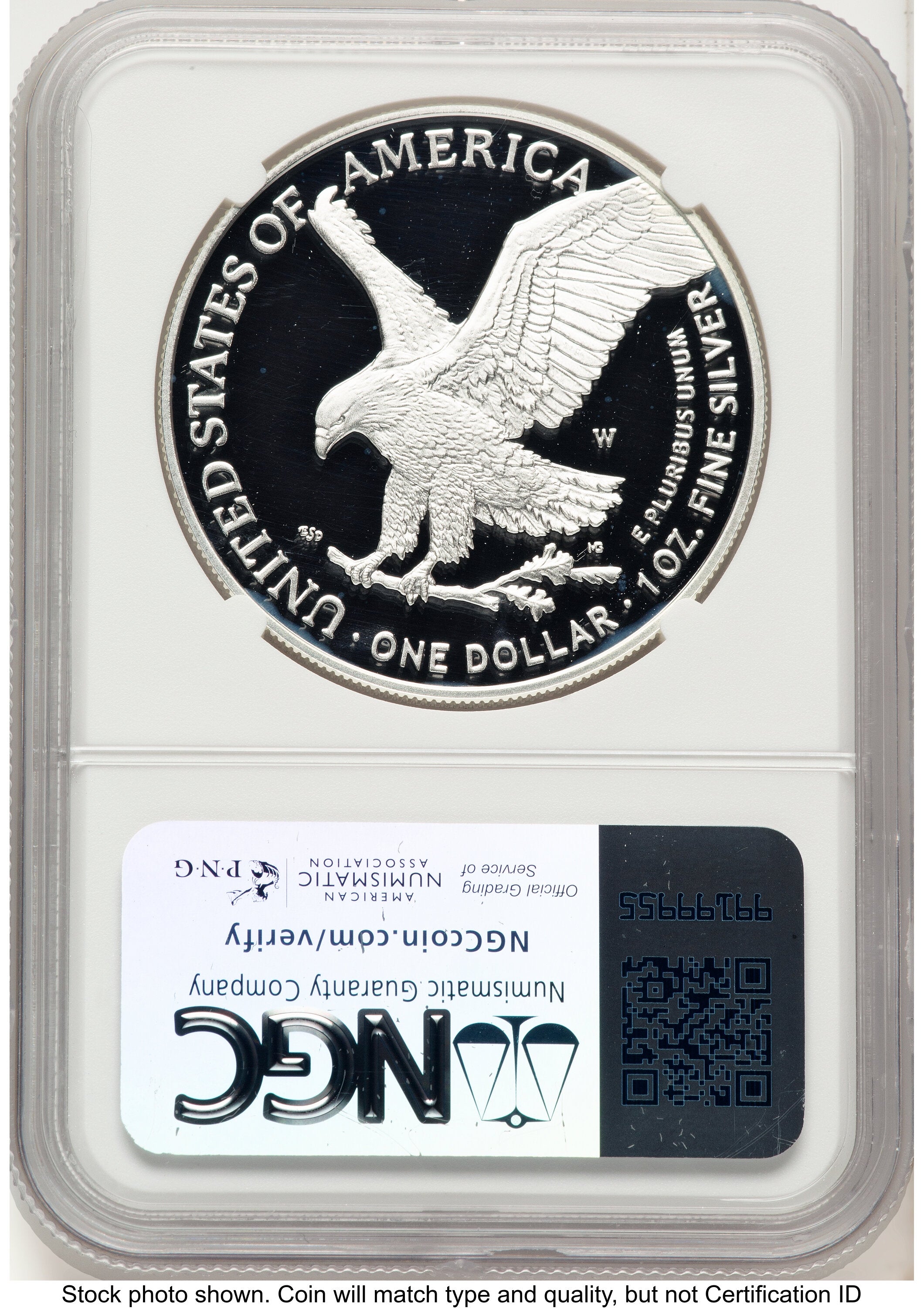 2025-W Proof Silver Eagle 1 oz John /Michael Gaudioso US Mint Engraver Series NGC PF70 Mercanti