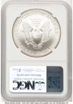 2007-W Burnished Silver Eagle 1 oz John /Michael Gaudioso US Mint Engraver Series NGC MS70 Mercanti
