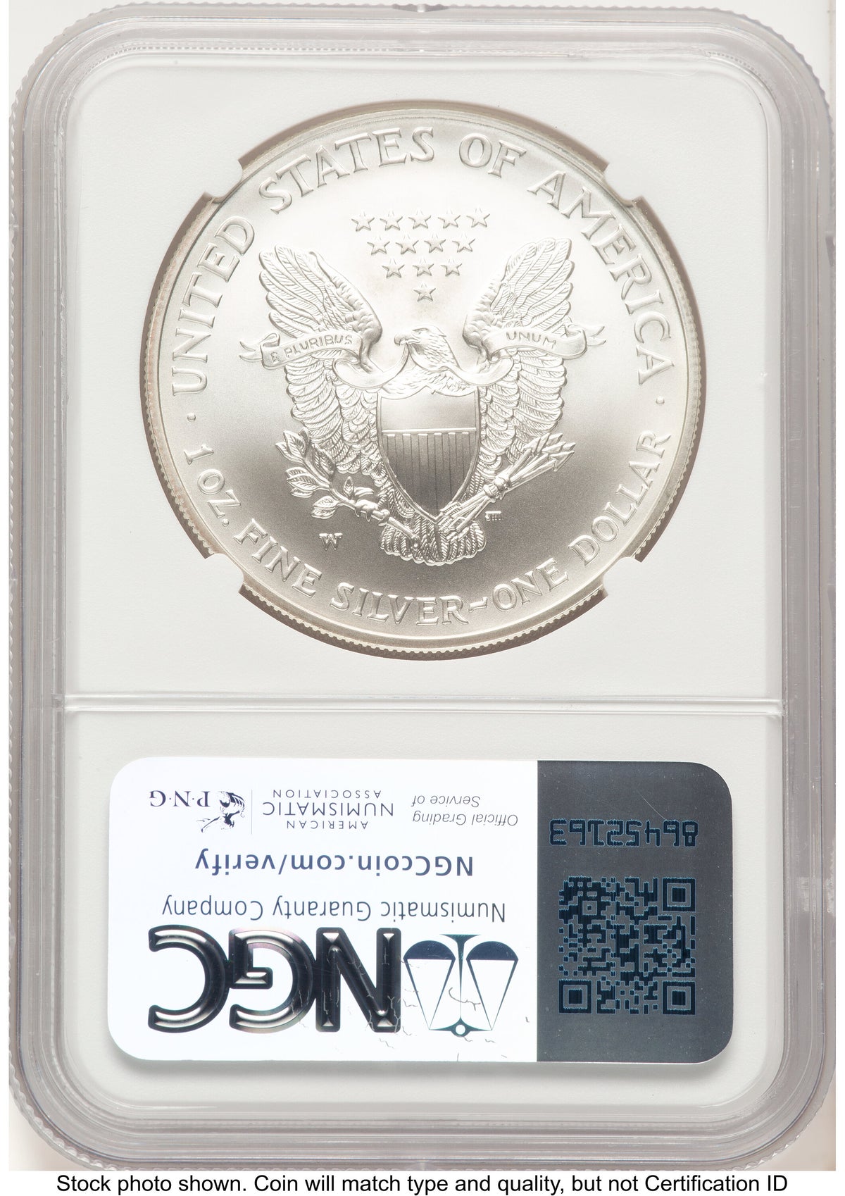 2007-W Burnished Silver Eagle 1 oz John /Michael Gaudioso US Mint Engraver Series NGC MS70 Mercanti