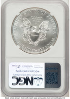 2011-W Burnished Silver Eagle 1 oz John /Michael Gaudioso US Mint Engraver Series NGC MS70 Mercanti