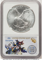 2024-(P) Silver Eagle (Privy Mark) First 50000 8 Era Label NGC MS70