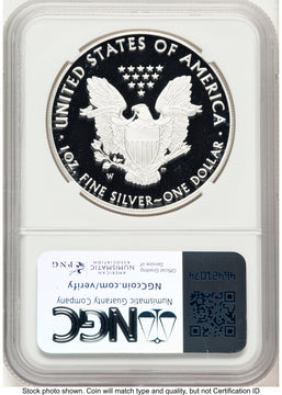 2019-W Proof Silver Eagle 1 oz John /Michael Gaudioso US Mint Engraver Series NGC PF70 Mercanti