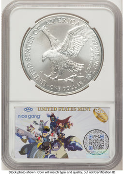 2024-(P) Silver Eagle (Privy Mark) First 50000 8 Era Label NGC MS69
