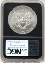2012-W Burnished Silver Eagle 1 oz Anna Cabral Annual Dollar Coin Set NGC MS70