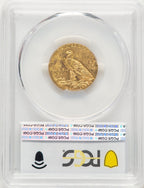 1915 $5 CAC Blue Gradient Indian Half Eagle PCGS MS63