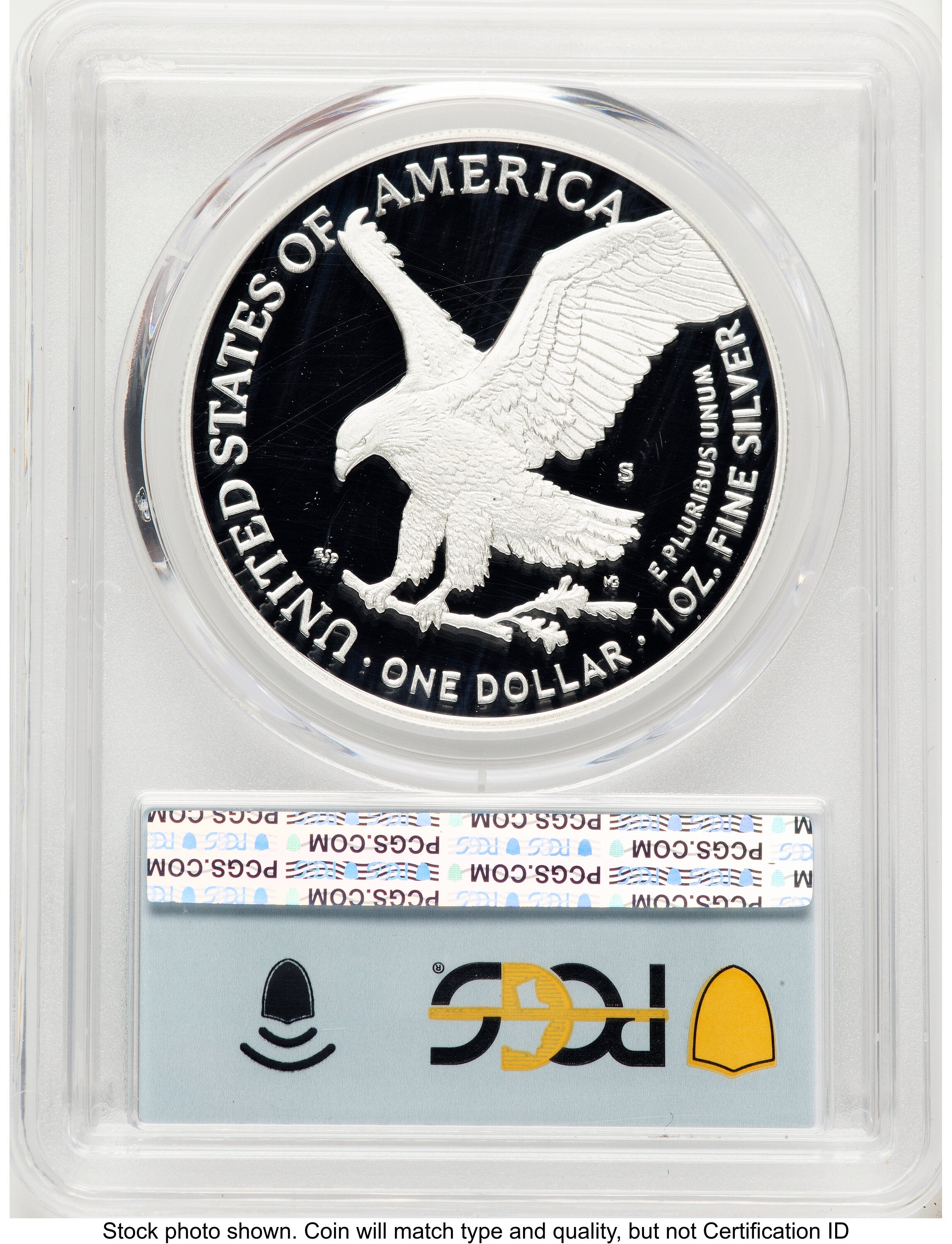 2025-S Proof Silver Eagle 1 oz FDI Flag PCGS PR70