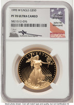 1995-W Proof Gold Eagle 1 oz John NGC PF70 Mercanti