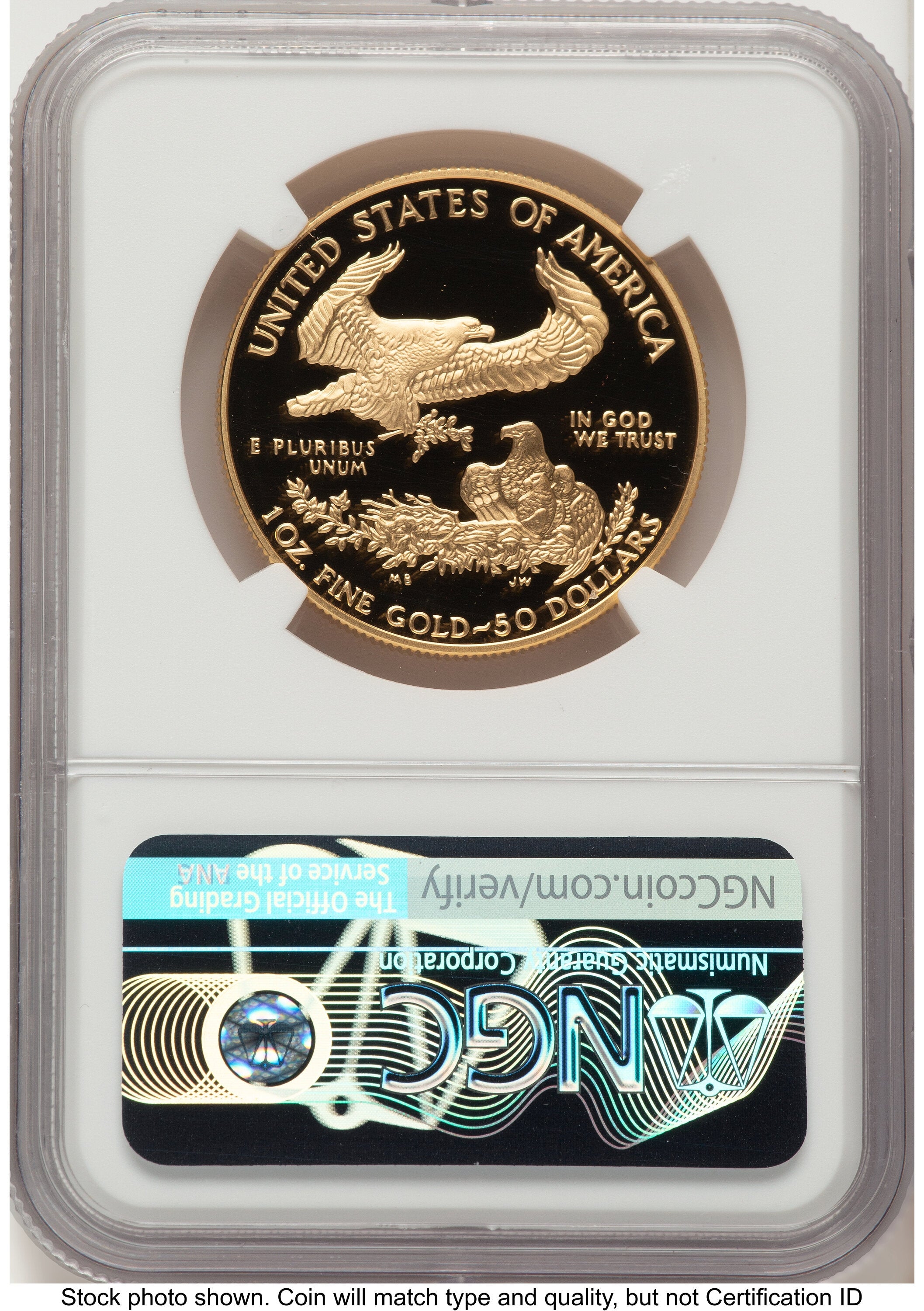 1995-W Proof Gold Eagle 1 oz John NGC PF70 Mercanti