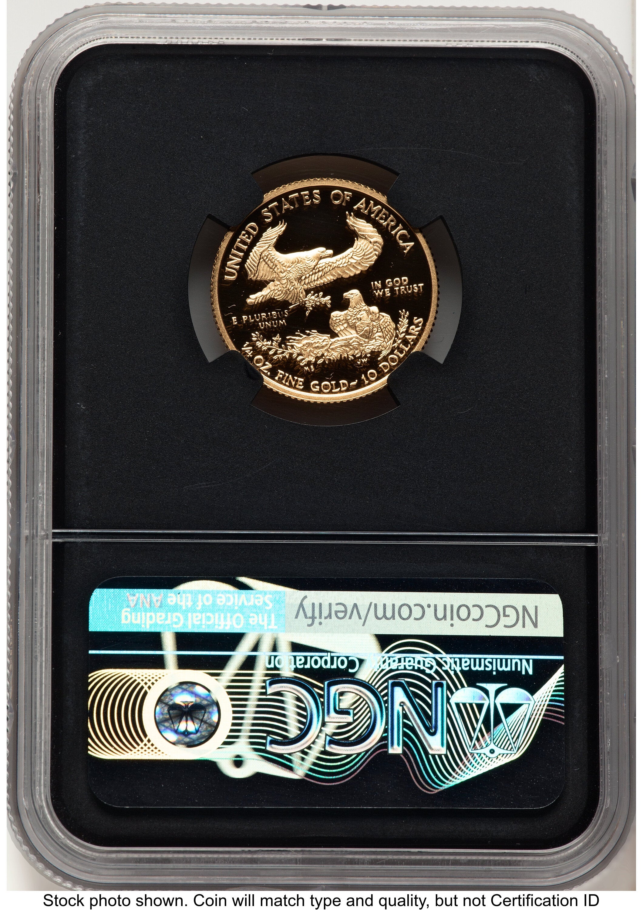 2019-W Proof Gold Eagle 1/4 oz FDI John Washington NGC PF70 Mercanti