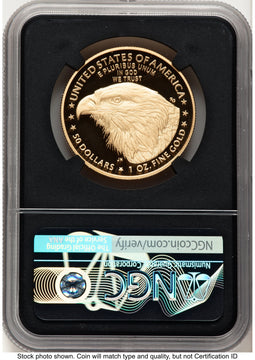 2021-W Type 2 Proof Gold Eagle 1 oz FDI John NGC PF70 Mercanti