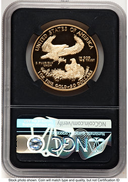 2019-W Proof Gold Eagle 1 oz FDI Washington NGC PF70 Ed Moy