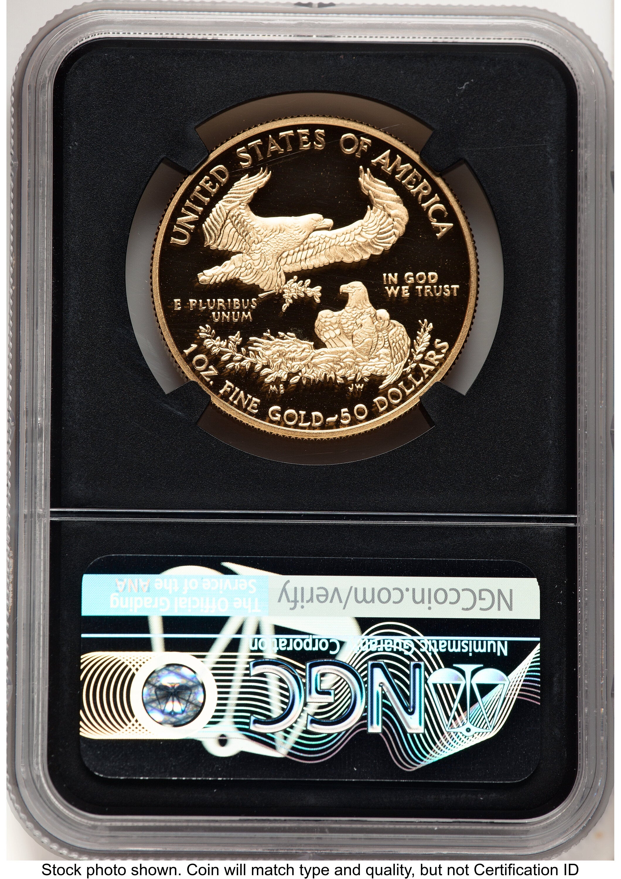 2019-W Proof Gold Eagle 1 oz FDI Washington NGC PF70 Ed Moy