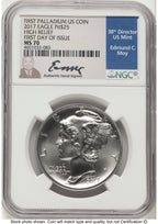 2017 Palladium Eagle 1 oz FDI NGC MS70 Ed Moy