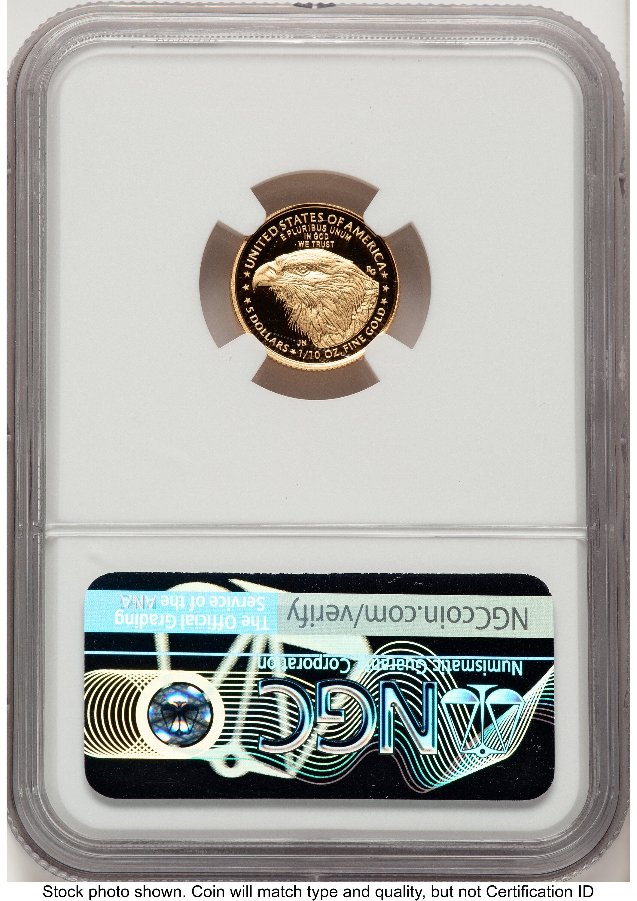 2023-W Proof Gold Eagle 1/10 oz FDI Mike Castle NGC PF70