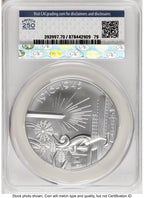 2026 2 Coin Best of the Mint 1916 Mercury Dime Gold 1/10 oz and Silver 1 oz Medal Set First Day of Delivery America 250 Flag Label CACG MS70