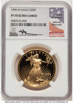 1996-W Proof Gold Eagle 1 oz John NGC PF70 Mercanti