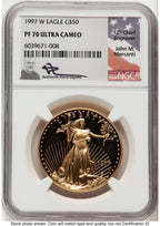 1997-W Proof Gold Eagle 1 oz John NGC PF70 Mercanti