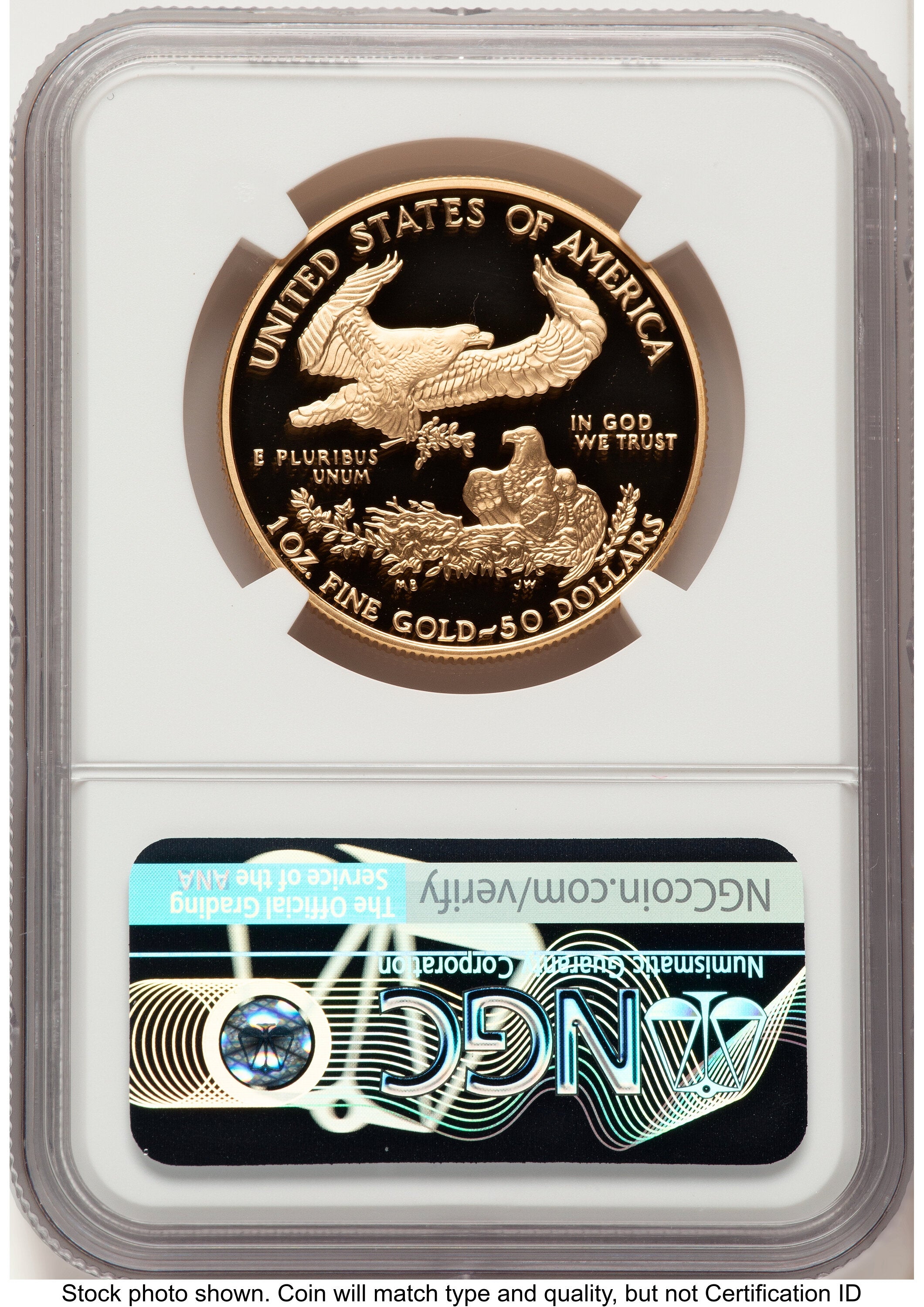 1999-W Proof Gold Eagle 1 oz John NGC PF70 Mercanti
