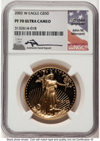 2002-W Proof Gold Eagle 1 oz John NGC PF70 Mercanti