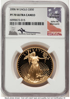 2006-W Proof Gold Eagle 1 oz John NGC PF70 Mercanti